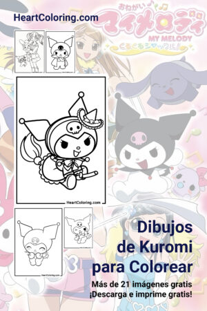 Dibujos de Kuromi para Colorear