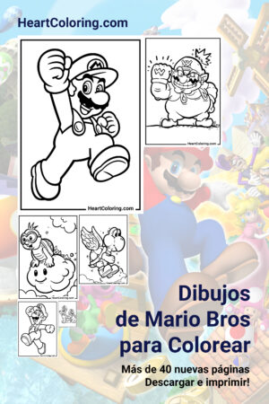 Dibujos de Mario Bros para Colorear