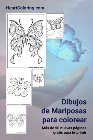 Dibujos de Mariposas para colorear