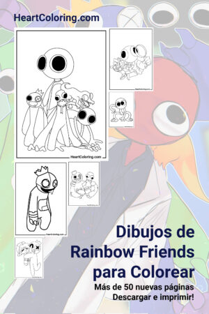 Dibujos de Rainbow Friends para Colorear