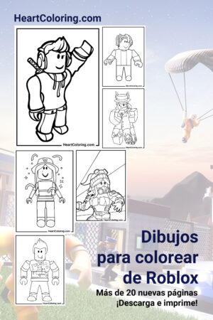 Dibujos de Roblox para colorear