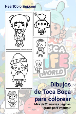 Dibujos de Toca Boca para colorear