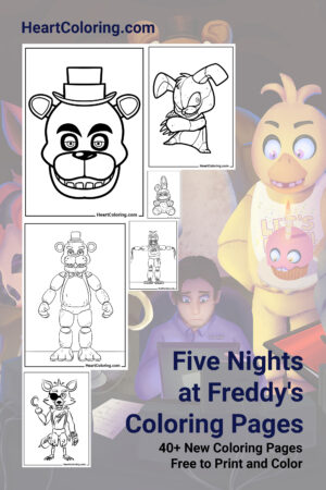 Five Nights at Freddy's Free Printable Coloring Pages