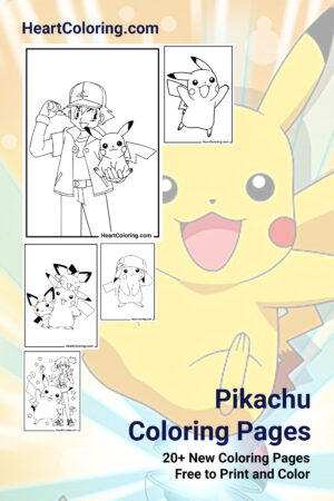 Free Pikachu Coloring Pages