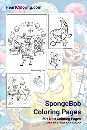 SpongeBob Coloring Pages - free PDF