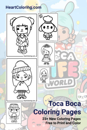 Free Toca Boca Coloring Pages