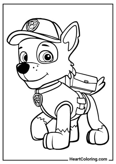 Rocky - PAW Patrol Coloring Pages