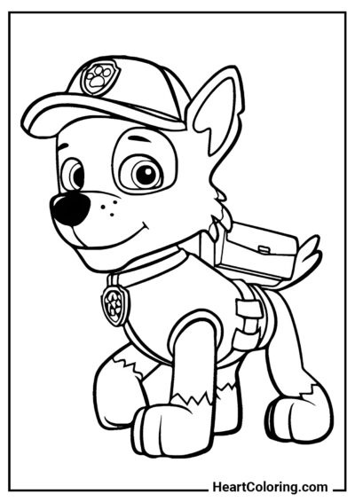 Rocky - PAW Patrol Ausmalbilder