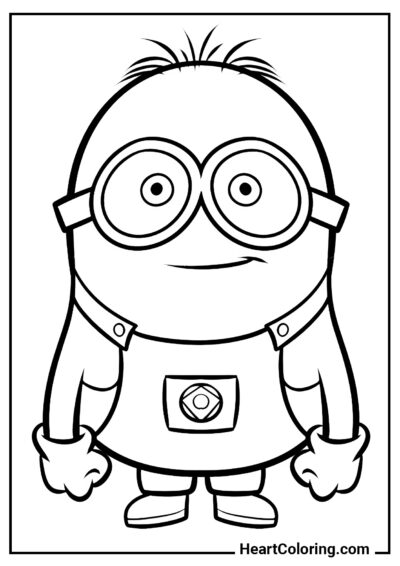 Funny minion - Minions Coloring Pages