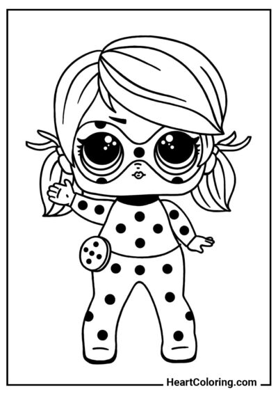 L.O.L Ladybag - Desenhos do Ladybug para Colorir