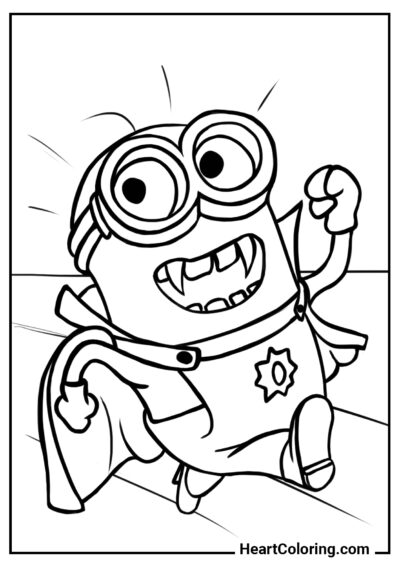 Minion Dracula - Minions Coloring Pages