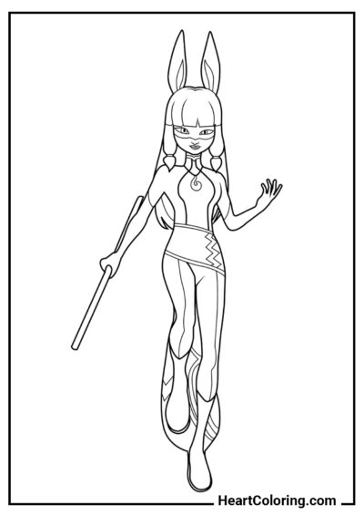 Volpina - Miraculous Ladybug Coloring Pages
