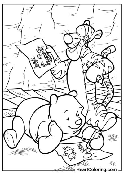 Emerging artists - Winnie the Pooh Coloring Pages