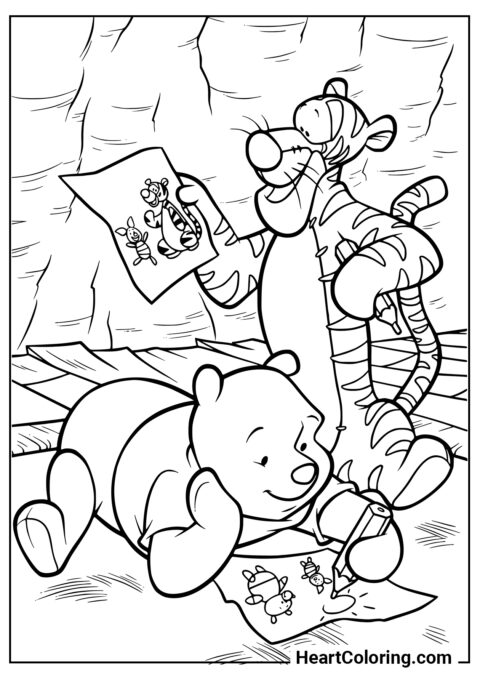 Emerging artists - Winnie the Pooh Coloring Pages