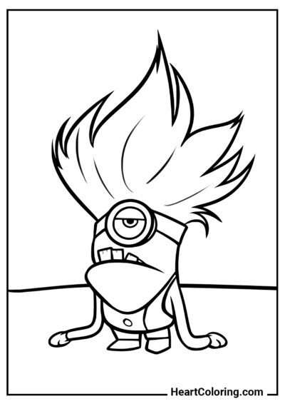 Mutant minion - Minions Coloring Pages