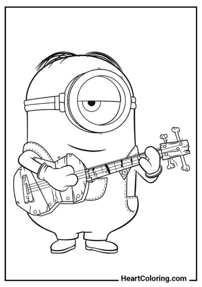 Ladies’ man - Minions Coloring Pages