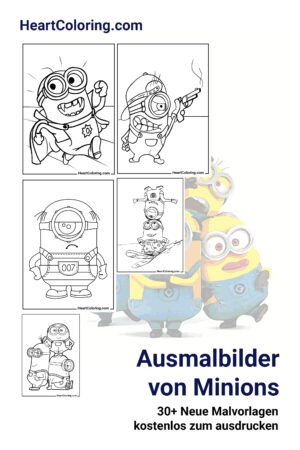 Ausmalbilder von Minions