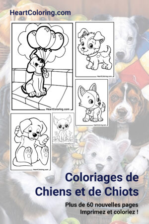 Coloriages de Chiens et de Chiots