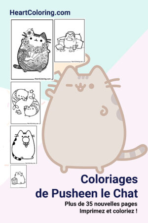 Coloriages de Pusheen le Chat