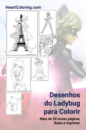 Desenhos do Ladybug para Colorir