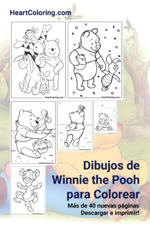Dibujos de Winnie the Pooh para Colorear