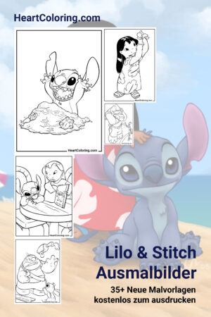Lilo & Stitch Kostenlose Ausmalbilder
