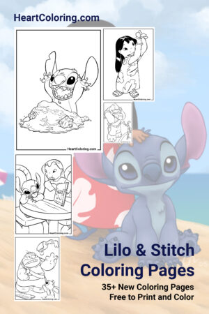 Lilo and Stitch Free Coloring Pages