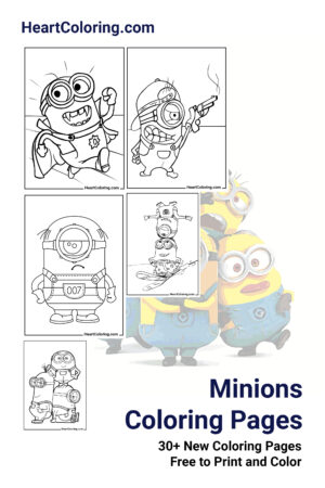 Minions Coloring Pages