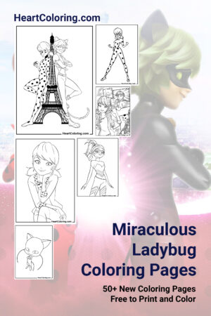 Miraculous Ladybug Free Printable Coloring Pages