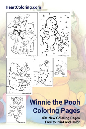 Winnie the Pooh Free Printable Coloring Pages