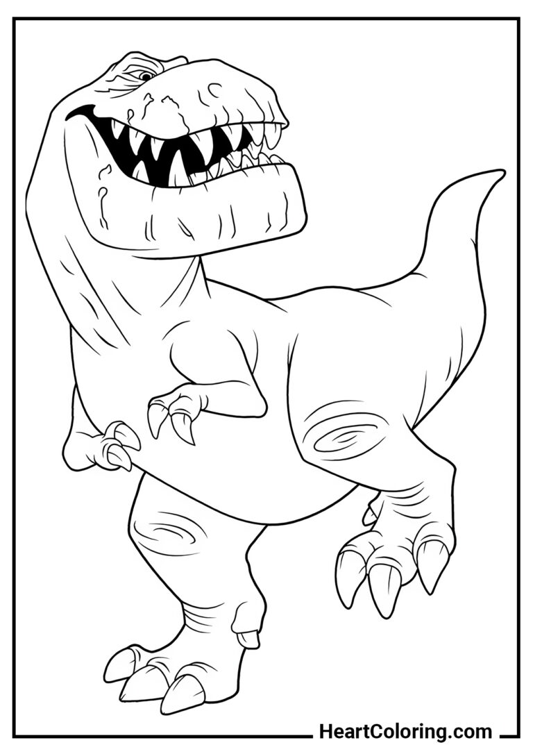 Dinosaur Coloring Pages for Kids to Print for Free