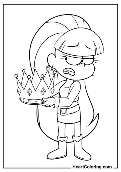 Disgust Pacifica - Gravity Falls Coloring Pages