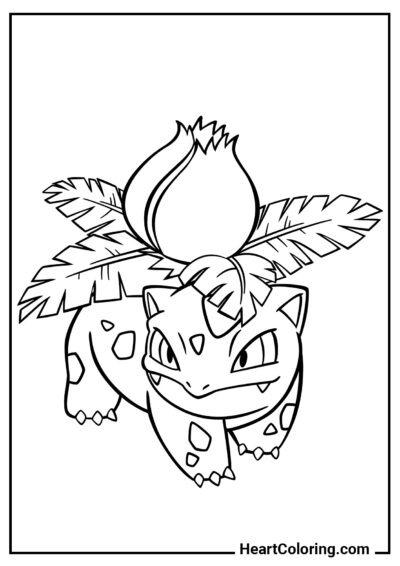 Herbizarre - Coloriages Pokémon