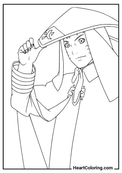 Hokage Naruto Uzumaki - Coloriages Naruto