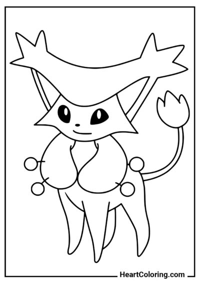 Delcatty - Pokemon Ausmalbilder