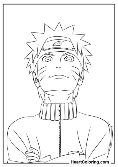 Naruto Hautain - Coloriages Naruto