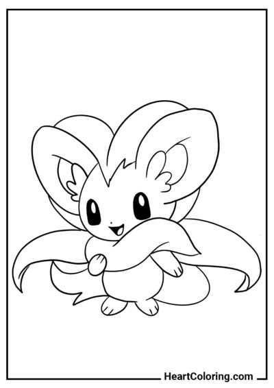 Cinccino - Coloriages Pokémon