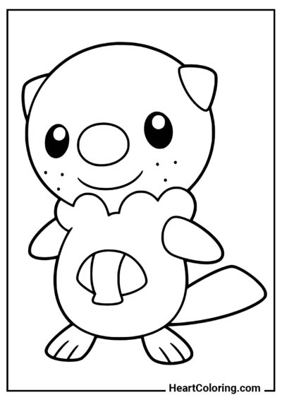 Moustillon - Coloriages Pokémon