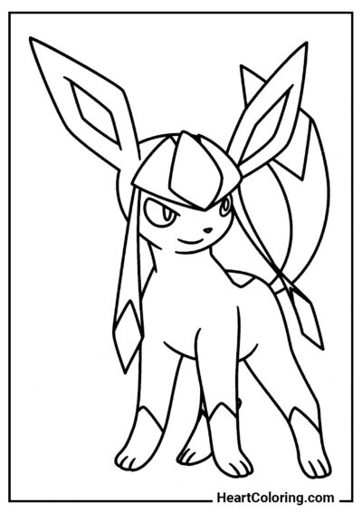 Glaceon - Pokemon Coloring Pages