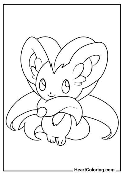 Mignon Pashmilla - Coloriages Pokémon