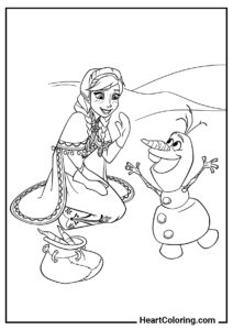 Frozen Coloring Pages to Print and Download | HeartColoring