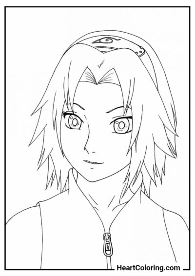 Sakura Haruno - Coloriages Naruto