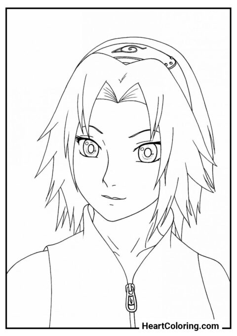 Sakura Haruno - Coloriages Naruto