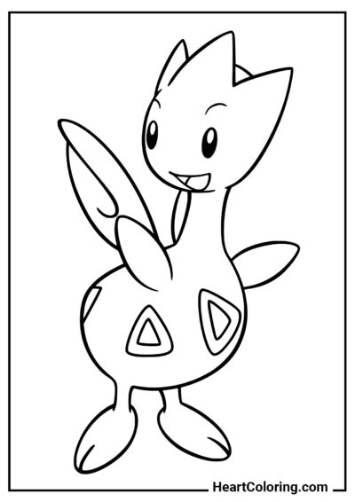 Togetic - Coloriages Pokémon