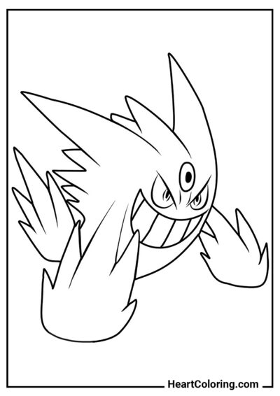 Ectoplasma - Coloriages Pokémon