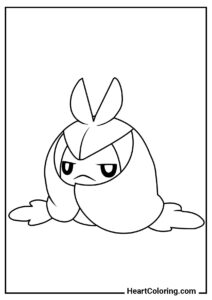 Couverdure — dessin de la collection "Coloriages Pokémon" pour coloriage