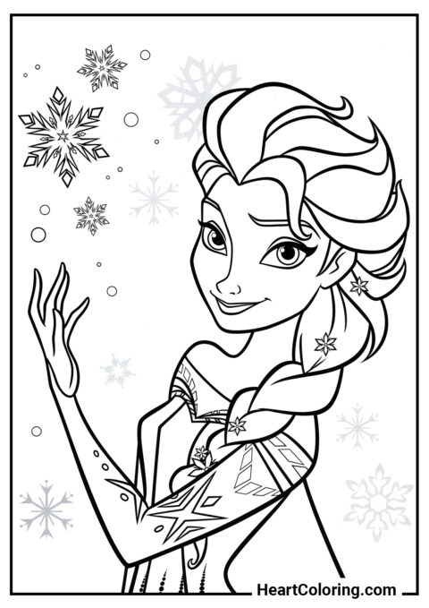 Frozen Coloring Pages to Print and Download | HeartColoring