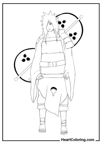 Madara Uchiha - Coloriages Naruto