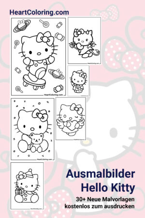 Kostenlose Ausmalbilder Hello Kitty