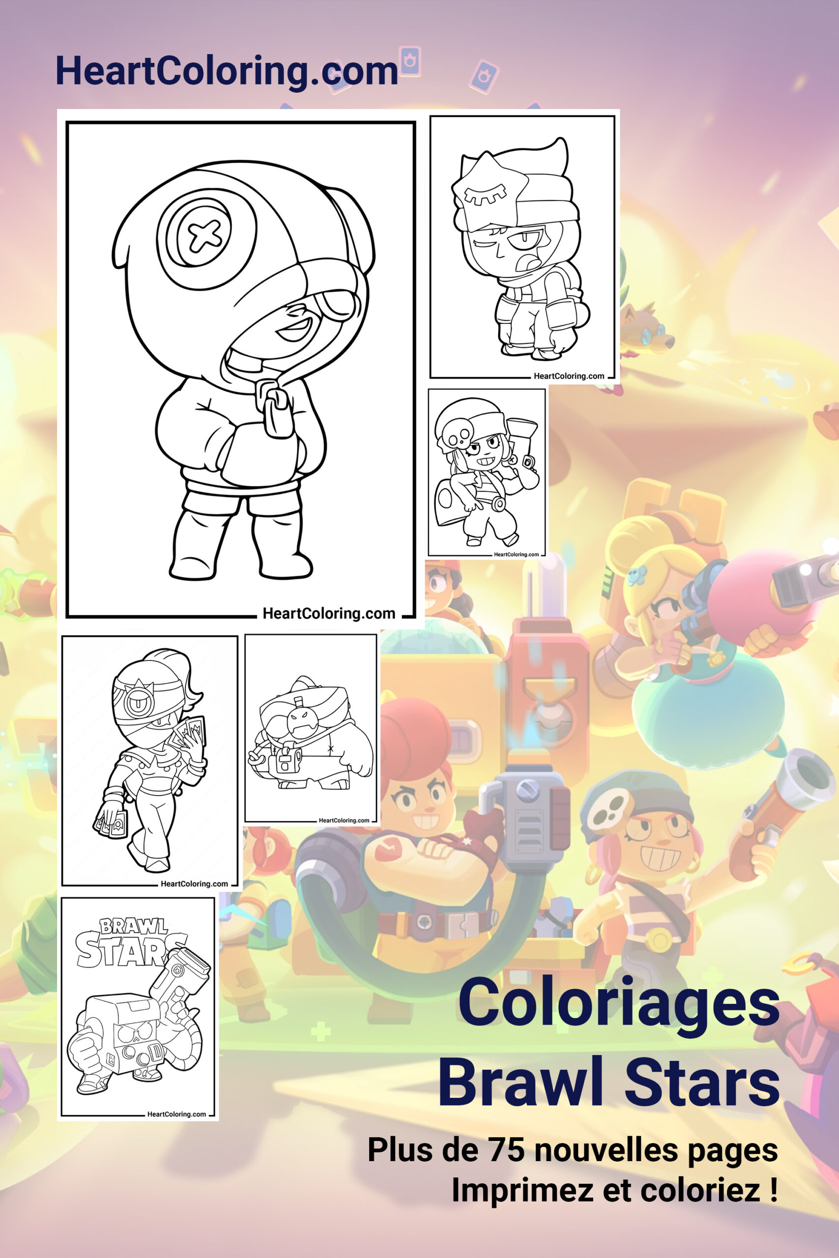 Coloriage Brawl Stars à imprimer en format A4